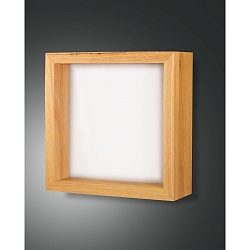 LED Wall luminaire WINDOW, 1x 29W, 3000K, 2610lm, IP20, oak wood