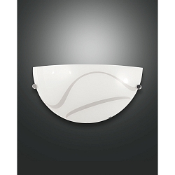 Wall luminaire MAGMA, E27, 1x 40W, IP20, white