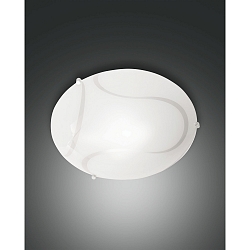Ceiling luminaire MAGMA, E27, 1x 40W, IP20, white