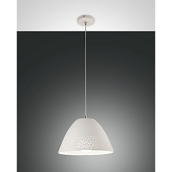 Pendelarmatuur CASALE 1-vlams, instelbaar E27 IP20, wit dimbaar