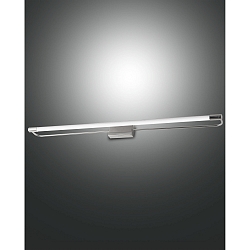 Spiegelarmatuur RAPALLO 80CM cilindrisch, schakelbaar IP44, chroom, glanzend 