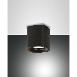 Spot SMOOTH, GU10, 1x 10W, IP44, black