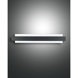 LED Wall luminaire REGOLO, 1x 21W, 3000K, 2100lm, IP20, black