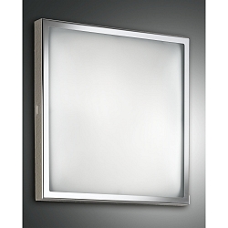 LED Ceiling luminaire OSAKA LED, 1x 24W, 3000K, 2100lm, IP20, chromed