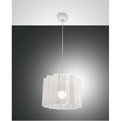 Pendelarmatuur GLICINE 1-vlams E27 IP20, wit