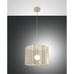 Pendelarmatuur GLICINE 1-vlams E27 IP20, goud mat