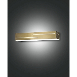 Wandarmatuur BANNY up down, hoekig IP20, messing, gesatineerd 