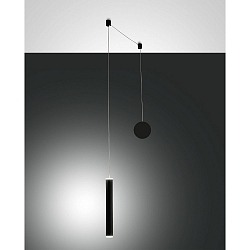 pendant luminaire PRADO IP20, black dimmable