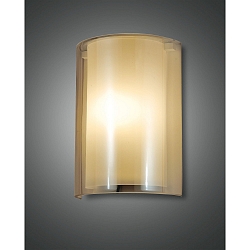 Wandarmatuur MARIBEL E27 IP20, amber, wit 