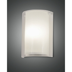 Wandarmatuur MARIBEL E27 IP20, transparant, wit 