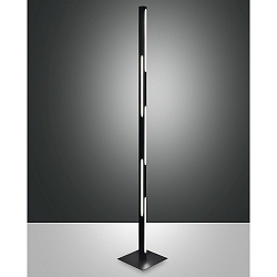 Staande lamp LING IP20, zwart dimbaar