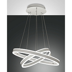 Pendelarmatuur PALAU IP20, wit dimbaar