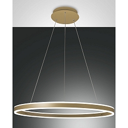 Pendelarmatuur PALAU IP20, goud, mat dimbaar
