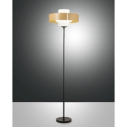 floor lamp LOTO E27 IP20, black dimmable