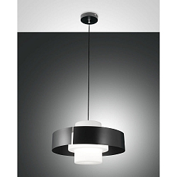 Pendelarmatuur LOTO E27 IP20, zwart