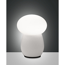 table lamp FREDDY E27 IP20, white dimmable
