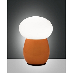 table lamp FREDDY E27 IP20, amber dimmable