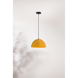 Pendelarmatuur CAROLA E27 IP20, zwart, wijnrood