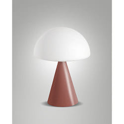table lamp BLIP CCT Switch, with plug IP20, brick red dimmable