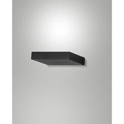 Wandarmatuur GUIA hoekig, slagvast, indirect IP20, zwart 