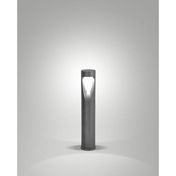 Lichtpaal TEO 60 IP65, metallic, zwart