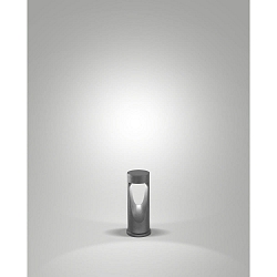 Lichtpaal TEO 30 IP65, metallic, zwart