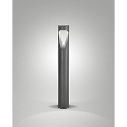 Lichtpaal TEO 80 IP65, metallic, zwart