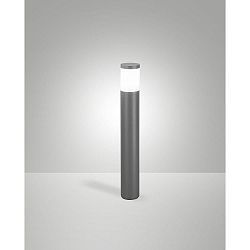 Lichtpaal GORLA E27 IP54, donkergrijs