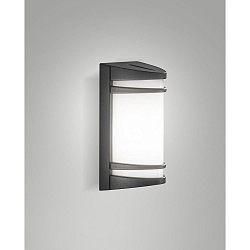 outdoor wall luminaire PIX E27 IP54, dark grey