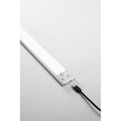 Onderbouwarmatuur RIVA met bewegingsmelder, met batterij, magnetische montage IP20