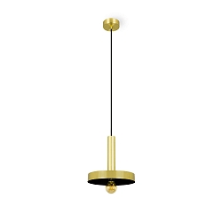 Pendelarmatuur WHIZZ E27 IP20, goud, zwart 
