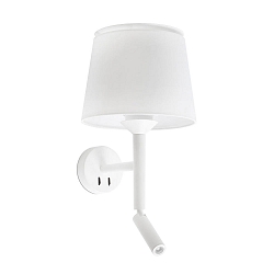 wall luminaire SAVOY E27 IP20, white 