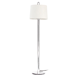 floor lamp MONTREAL E27 IP20, chrome, white 