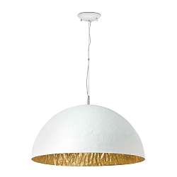 Pendelarmatuur MAGMA 3-vlams E27 IP20, goud, wit mat 