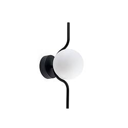 Wandarmatuur LE LED IP20, zwart mat 