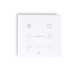radio wall switch with output for radio control signal (RF), white
