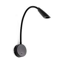 Wandarmatuur BOKEN LED IP20, zwart mat 