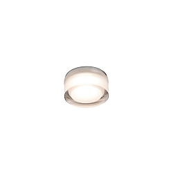 Plafondinbouwarmatuur EBBA LED IP44, nikkel gesatineerd 