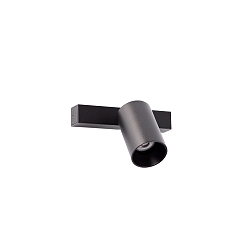 Wand- en plafondarmatuur STAN GU10 IP20, zwart mat 