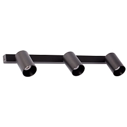 wall and ceiling luminaire STAN 3 flames GU10 IP20, black matt 
