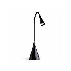 Tafelarmatuur LENA LED IP20, zwart glanzend 