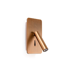 wall luminaire SUAU LED IP20, bronze 