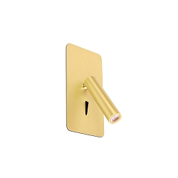 Wandinbouwarmatuur SUAU LED IP20, goud, gesatineerd 