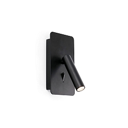wall luminaire SUAU LED IP20, black matt 