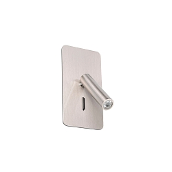 Wandinbouwarmatuur SUAU LED IP20, nikkel gesatineerd 