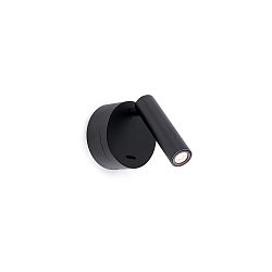 Wandarmatuur BOC LED IP20, zwart mat 