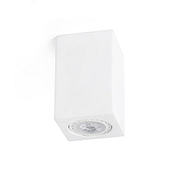 Plafondarmatuur SVEN SQ GU10 IP20, wit mat 