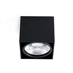 ceiling luminaire TECTO G53 IP20, black matt 