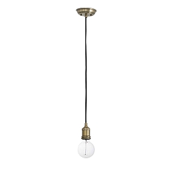 Pendelarmatuur ART 1-vlams E27 IP20, antiek goud 