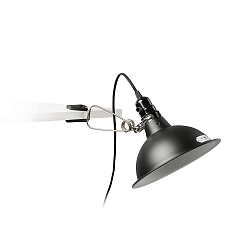 Klemarmatuur PEPPER E27 IP20, zwart mat 